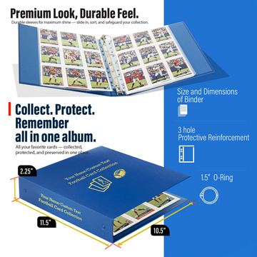 Football Card Collection Binder